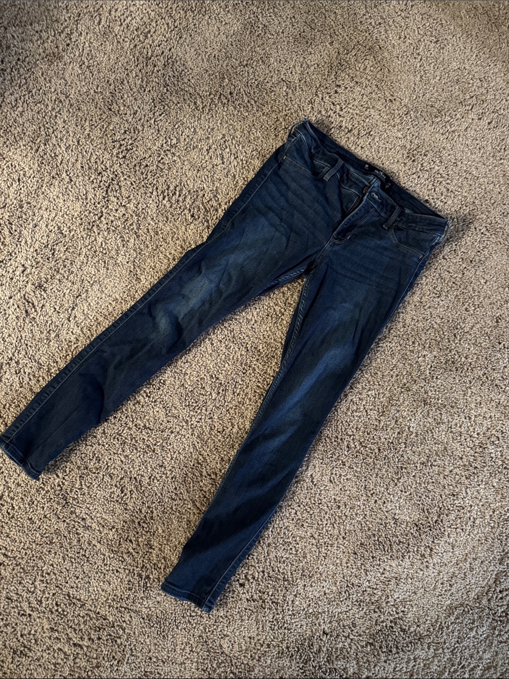Hollister Women's Skinny Jeans — Dark Blue Indigo